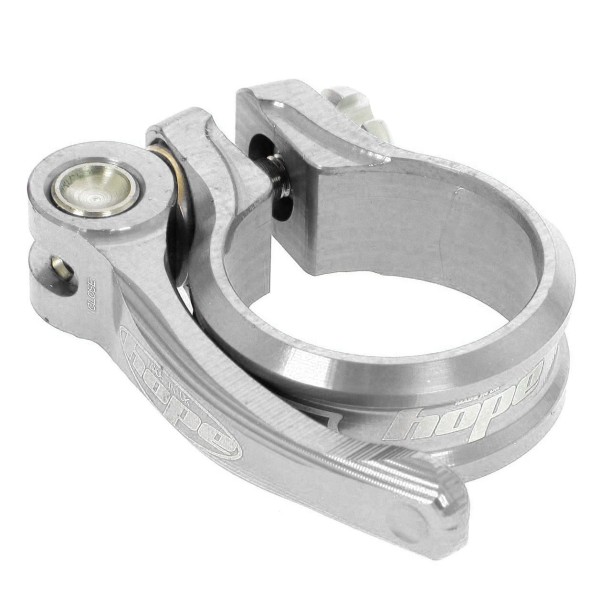 Sitzrohrklemme Schnellspanner Seat Clamp QR Silver