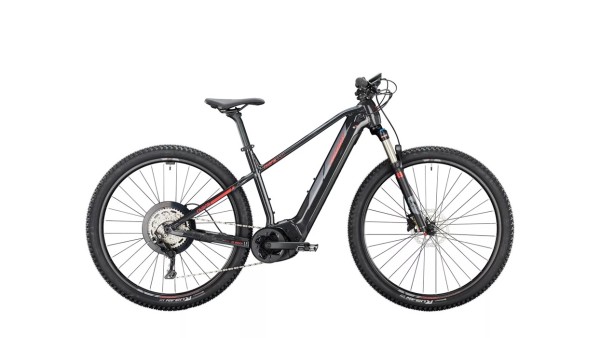 E-Komplettbike MTB Cairon S 5.0, 750Wh, Schwarz/Rot