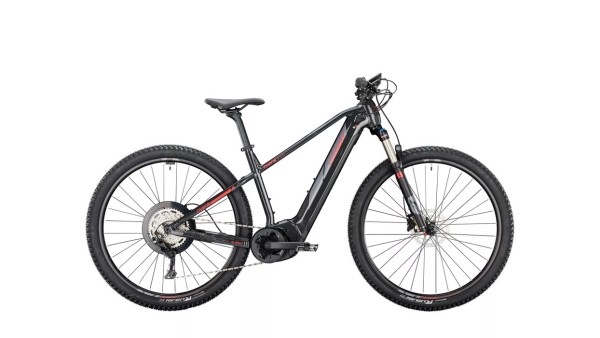 E-Komplettbike MTB Cairon S 5.0, 750Wh, Schwarz/Rot