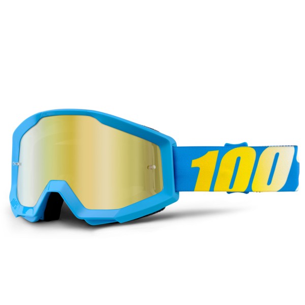 Brille Strata Goggle anti fog Mirror Blue