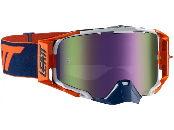 Brille Velocity 6.5 Iriz antifog Lens Mirror Orange/Ink Purple