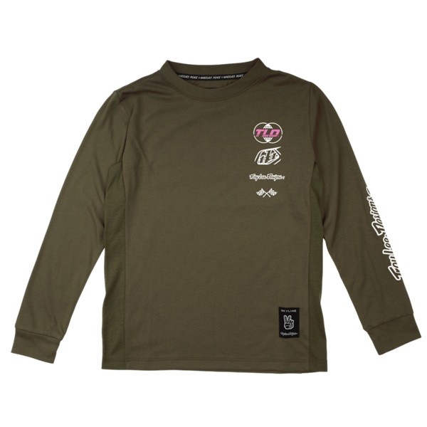 Jersey Skyline Caper LS langarm Youth Olive