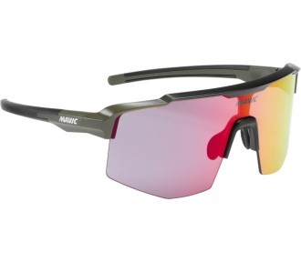 Sportbrille MVS Shield Black Frame/Red Mirror Lens