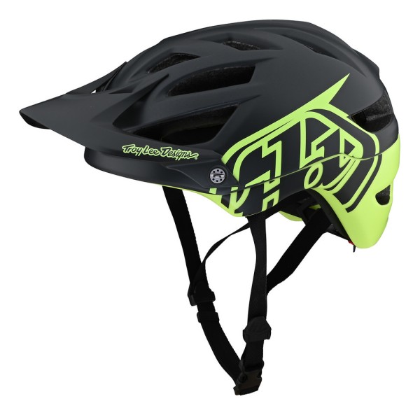 MTB-Helm A1 Classic MIPS 21 Gray/Green Lime