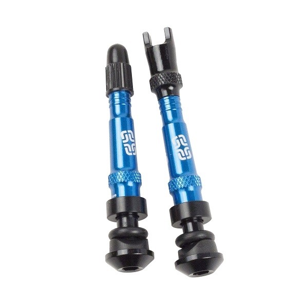 Tubeless-Ventile 17-27mm 1 Paar Blue