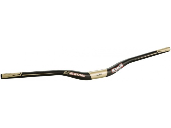 Lenker Fatbar 35 Carbon Riser 800mm Black/Gold