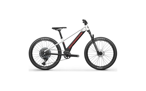 E-Komplettbike Kids Play 24" Schwarz/Silber/Rot