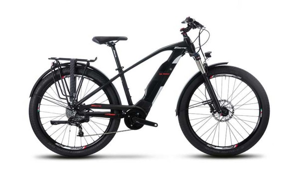 E-Komplettbike Trekking/Tour 7Days Urban Living 27,5" Matt Black/Red/Silver