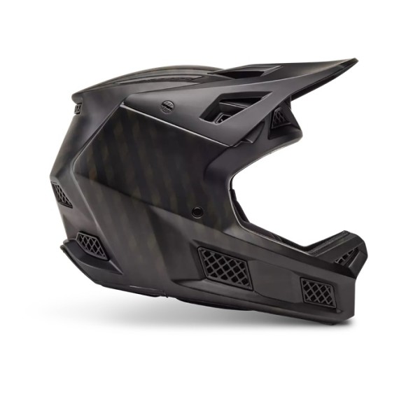 Fullface-Helm RPC Rampage Pro Carbon Mips Solid Matt Carbon Grau