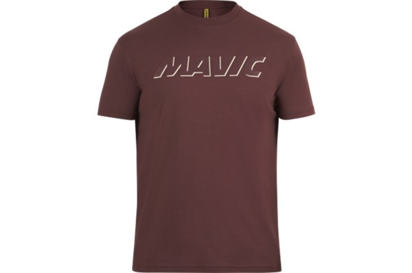 T-Shirt Corp Logo Tee Men Aubergine