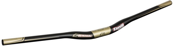 Lenker Fatbar V2, 31,8 Carbon Riser 800mm, Black/Gold