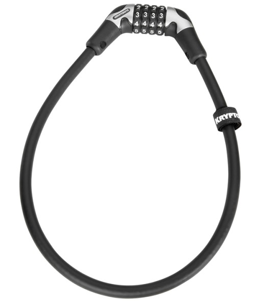 Fahrradschloß KryptFex 1265 Key Cable Black